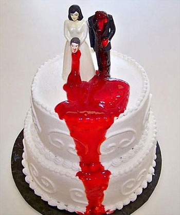 Düğün Değil Boşanma Pastaları 1