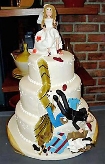 Düğün Değil Boşanma Pastaları 7