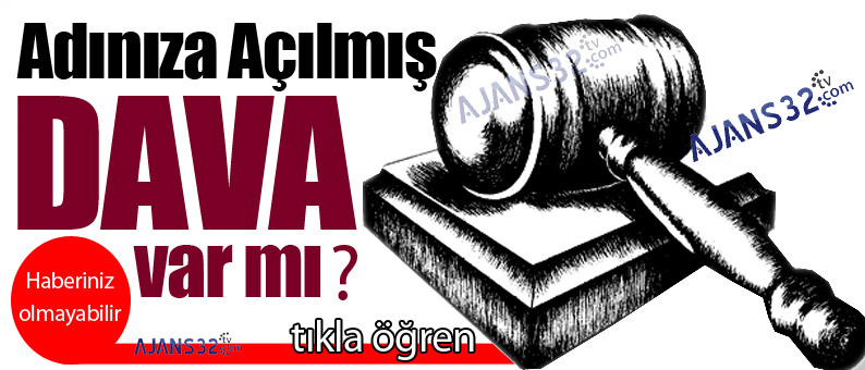 Adınıza Açılmış Dava Var Mı?