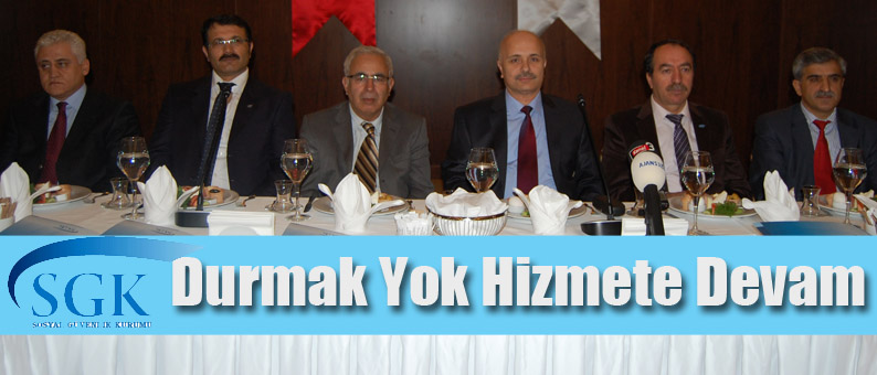 SGK'da Durmak Yok Hizmete Devam