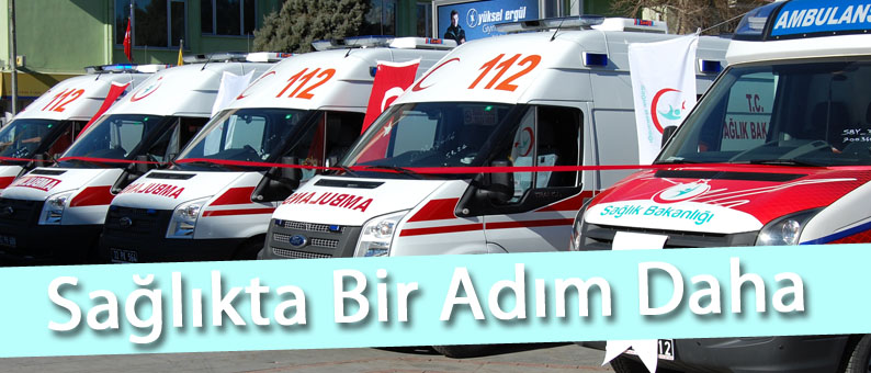 Tam Donanımlı 5 Ambulans Isparta’da