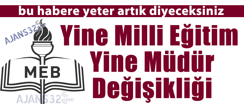 Milli Eğitim Müdürü Değişiyor Mu?
