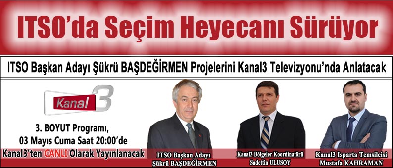 Şükrü Başdeğirmen Bugün Kanal3'te