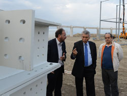 Merkezi Kasnağın İskelesi Kuruluyor