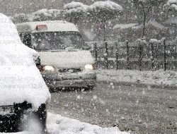 Yalvaç'ta Yoğun Kar Yağışı