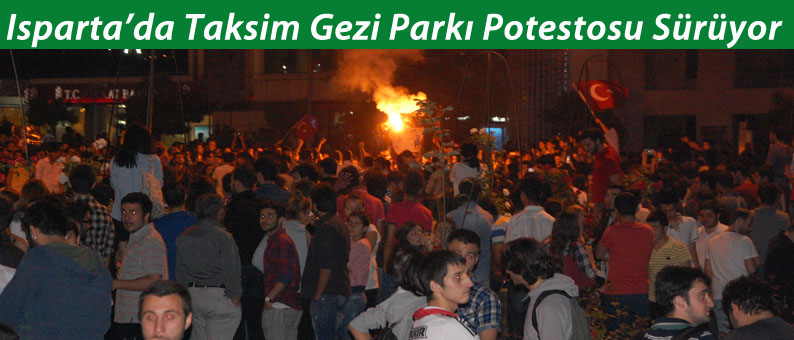 Isparta'da Protestolar Sürüyor