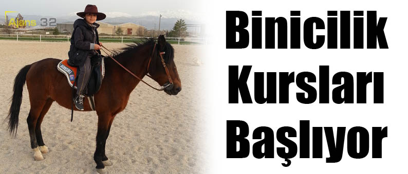 Binicilik Kursları Başlıyor