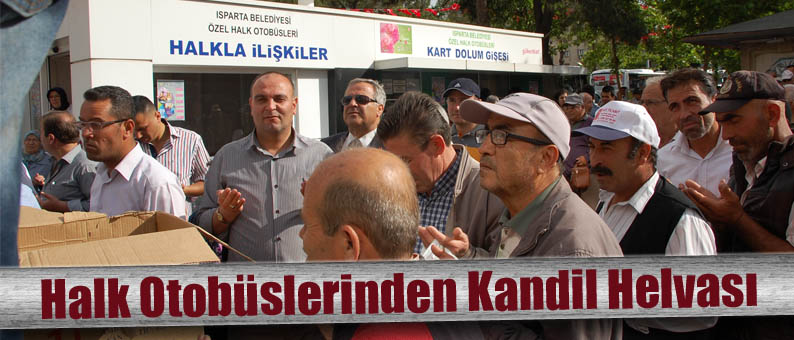 Halk Otobüslerinden Kandil Helvası