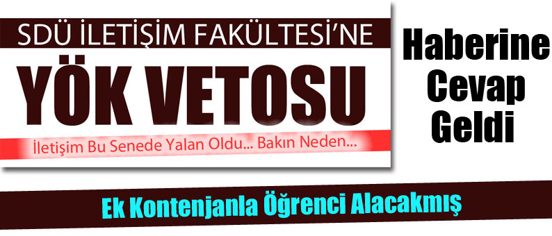 İletişim Ek Kontenjanla Öğrenci Alacakmış