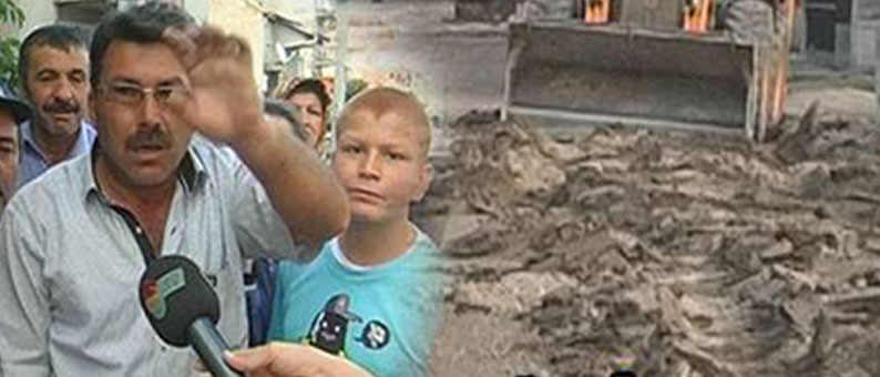 Fatih Mahallesini Su Bastı