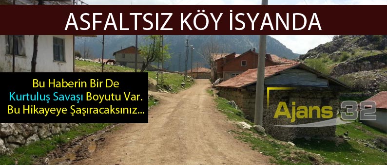 Asfaltsız Köy İsyanda