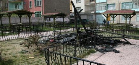 Işıkkent Mahalesindeki Park Tahrip Edildi