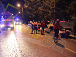 Hurdaya Dönen Araçtan Kaçan Gaz Sızıntısı Paniğe Yol Açtı!