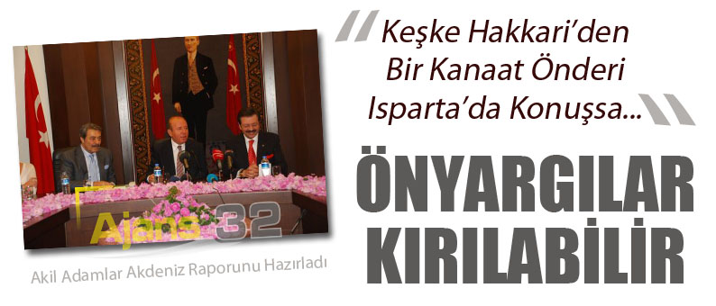 Akil Adamlar Akdeniz Raporunu Hazırladı