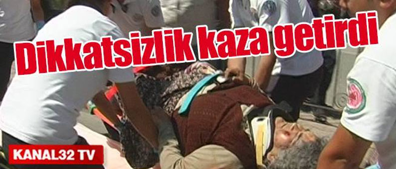 Alt Geçit Girişinde Kaza: 1 Yaralı