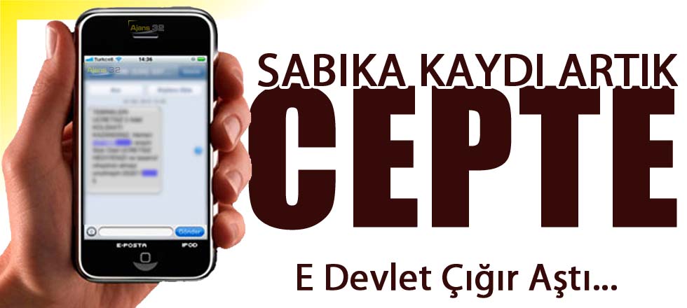 Sabıka Kaydı Artık Cepte