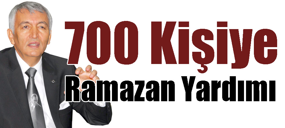 Belediyeden 700 kişiye Ramazan Yardımı