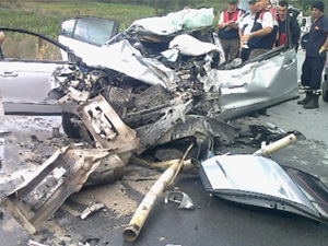 Gurbetçi Çift Trafik Kurbanı Oldu