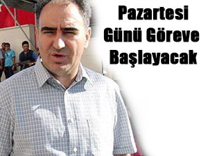 Vali Özkan Pazartesi Günü Göreve Başlayacak