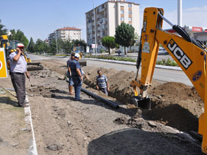 Otogar ve Özkanlar’da Çalışma Devam Ediyor