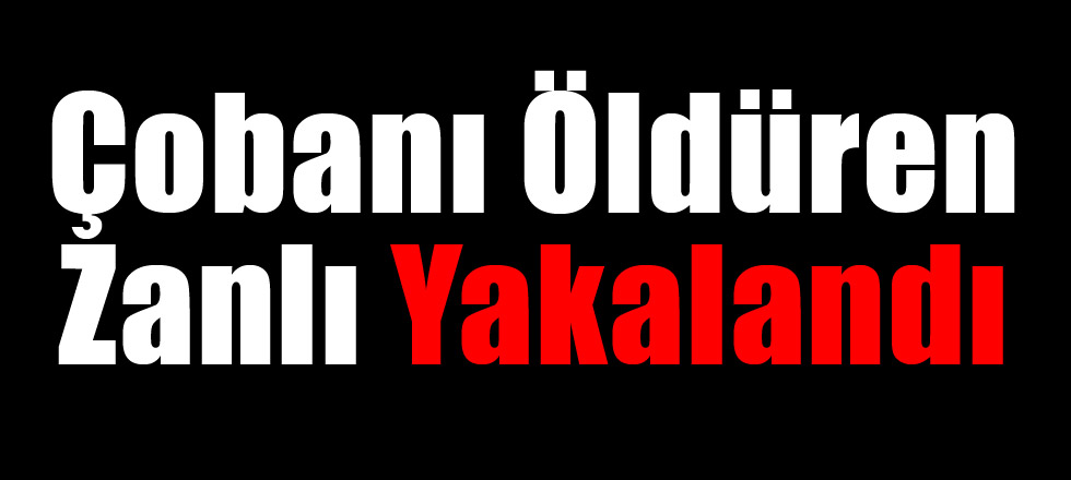 Çobanı Öldüren Zanlı Yakalandı