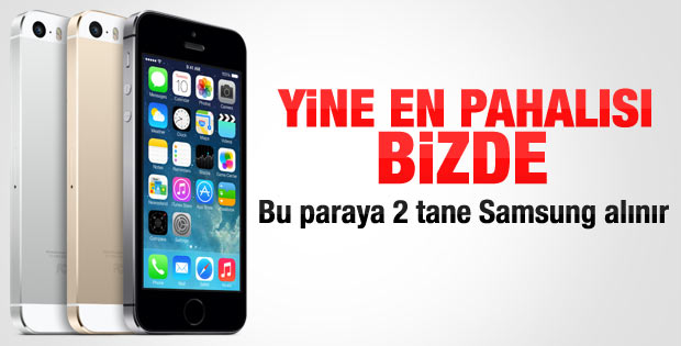 İşte iPhone 5S'in Türkiye Fiyatı