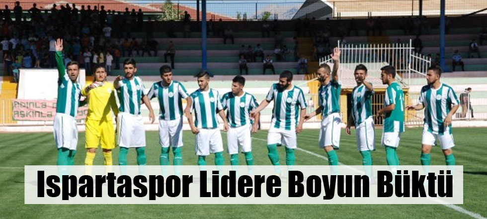 Ispartaspor Lidere Boyun Büktü