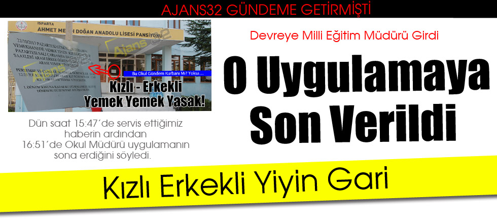 O Uygulamaya Son Verildi