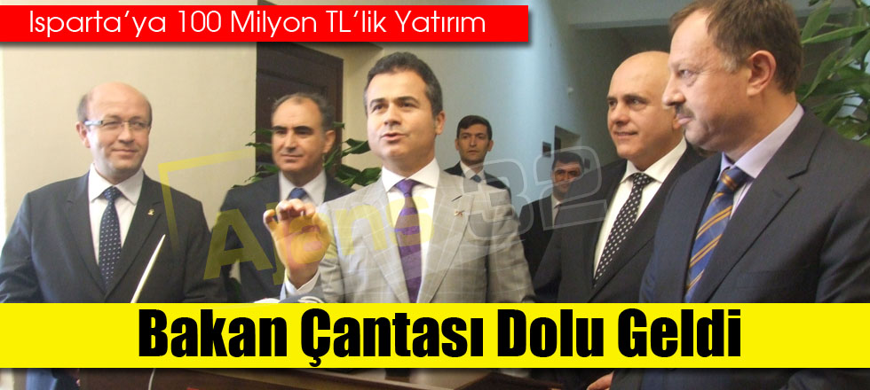 Bakan Çantası Dolu Geldi