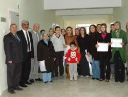 Kursiyerler Sertifikalarını Aldı