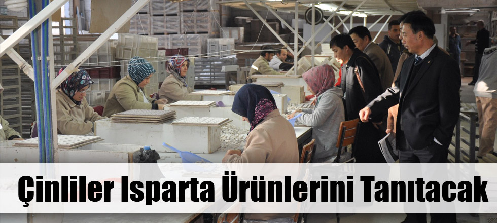 Çin Ticari Heyeti Isparta Ziyaretini Tamamlandı