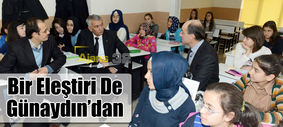 Bir Eleştiri De Günaydın’dan