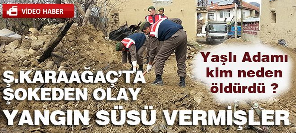 Yaşlı Adamı Öldürüp Yangın Süsü Vermişler İddiası