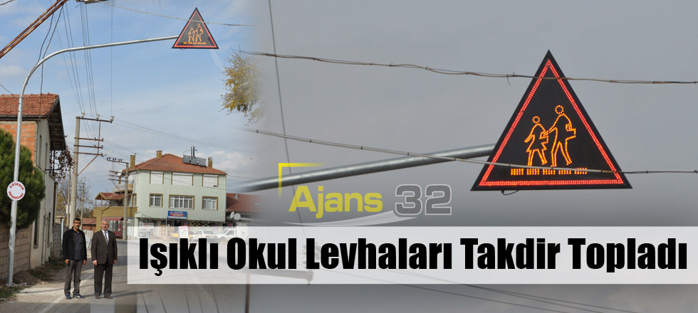 Işıklı Okul Levhaları Takdir Topladı