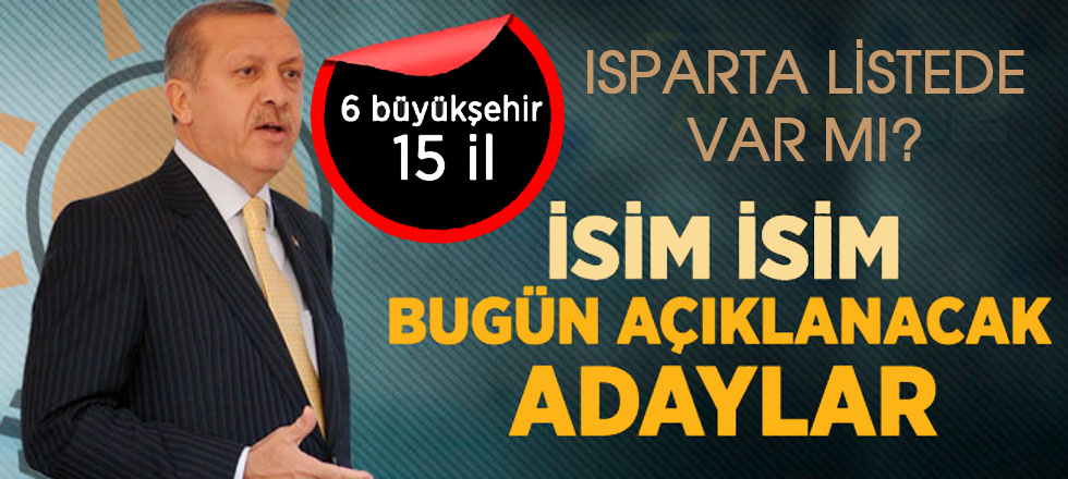 Başbakan Bugün Açıklayacak!