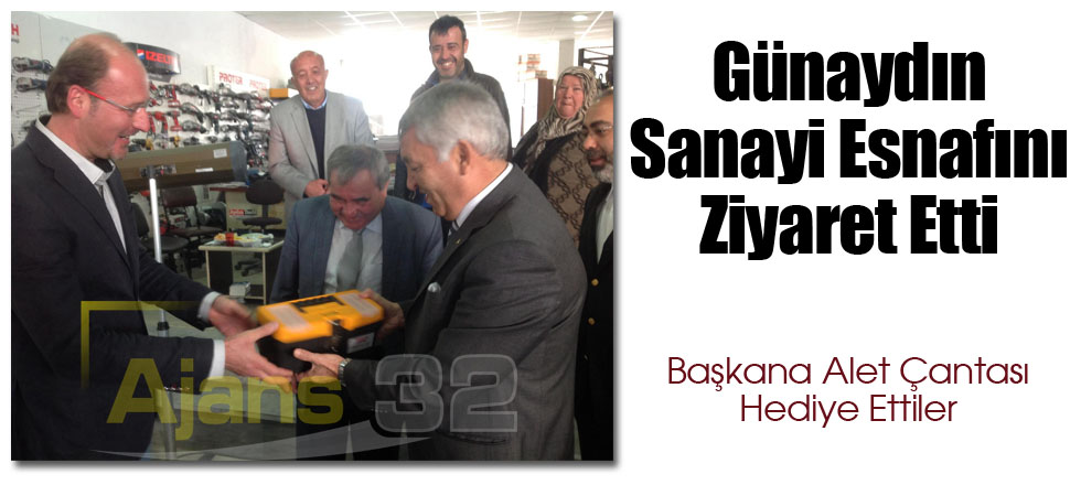 Başkan Günaydın Sanayi Esnafını Ziyaret Etti