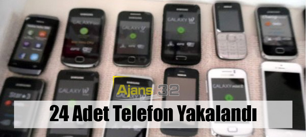 Gümrük Kaçağı 24 Adet Telefon Yakalandı