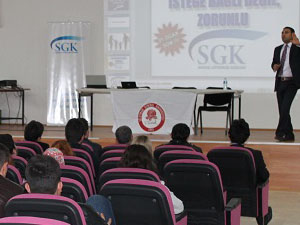 SGK’dan MYO Öğrencilerine Seminer