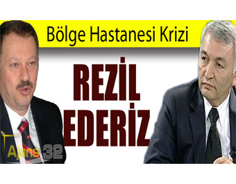 Bölge Hastanesi'nde Kriz