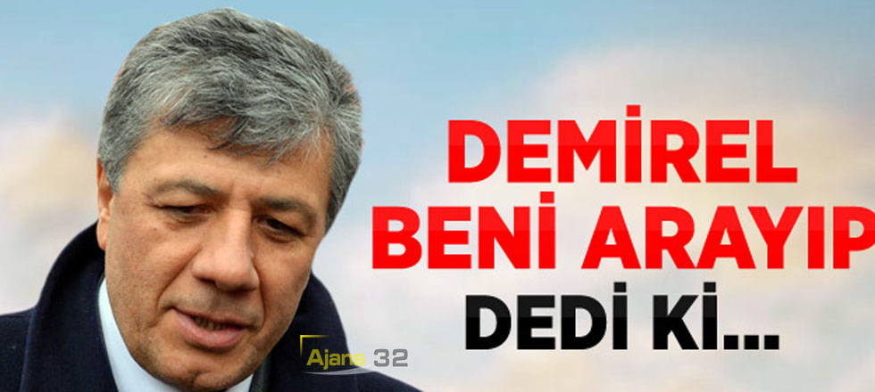 Demirel Özür Dilenmesini İstedi
