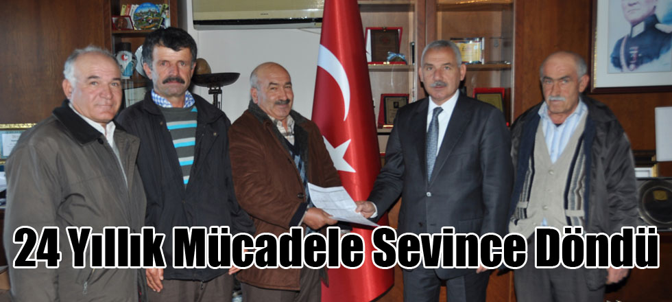 24 Yıllık Mücadele Sevince Döndü