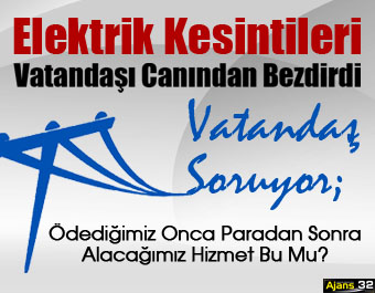 Elektrik Kesintileri Vatandaşı Canından Bezdirdi
