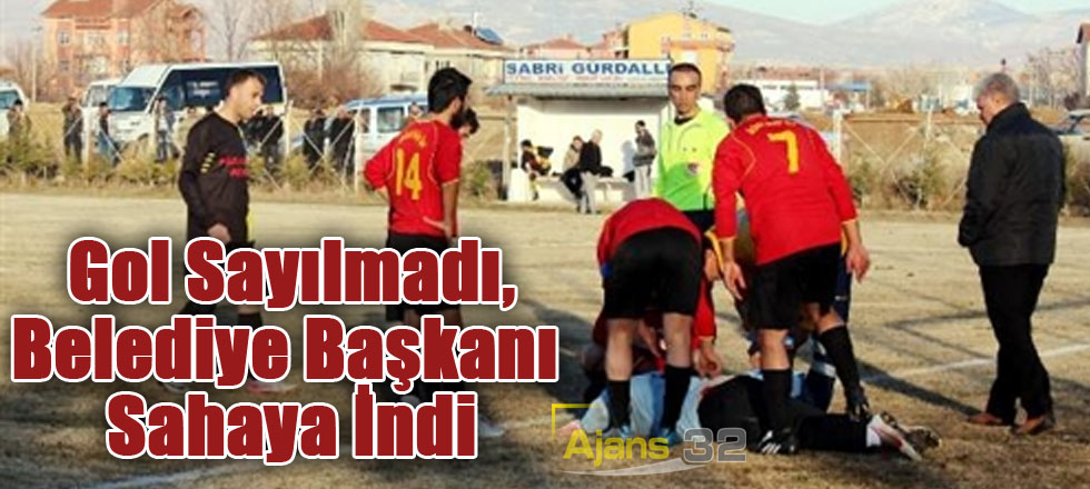 Gol Sayılmadı, Başkan Sahaya İndi