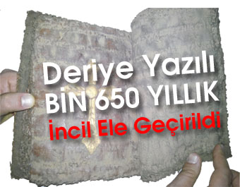 Deriye Yazılı Bin 650 Yıllık İncil Ele Geçirildi