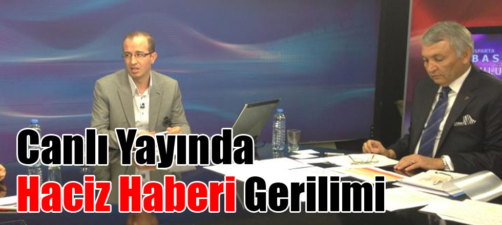 Canlı Yayında Haciz Haberi Gerilimi