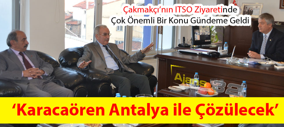 ‘Karacaören Antalya ile çözülecek’