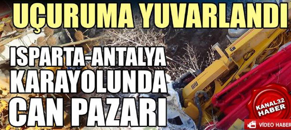 Isparta-Antalya Yolunda Can Pazarı