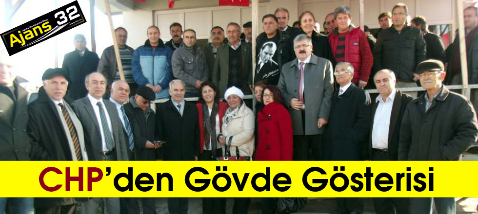 CHP’den Gövde Gösterisi