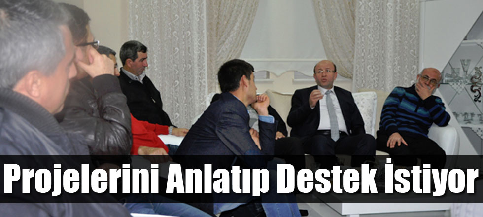 Projelerini Anlatıp Destek İstiyor