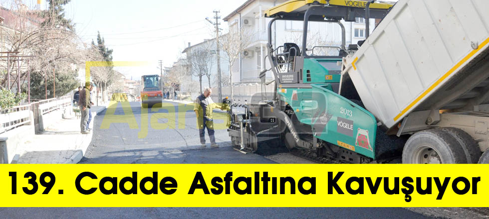 139. Cadde Asfaltına Kavuşuyor